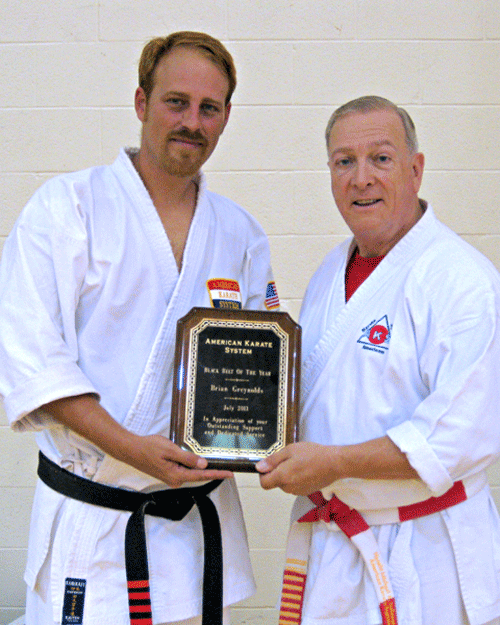 Brian Greynolds - Black Belt of the Year 2013