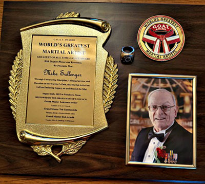 G.O.A.T.  Martial Arts Award